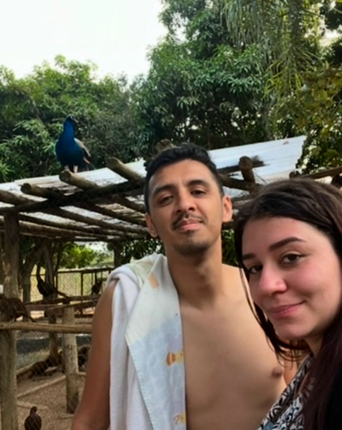 Nosso primeiro parque aquático juntos